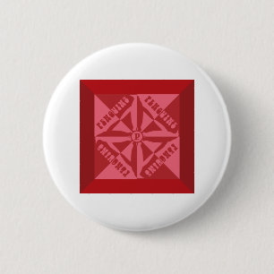 Penguin Pattern 2 Inch Round Button