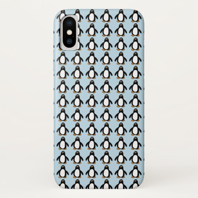 Penguin Pattern Case-Mate iPhone Case (Back)