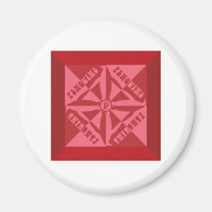 Penguin Pattern Magnet