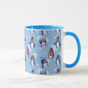 Penguin Pattern Mug