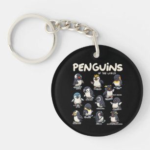 Penguin Penguins Animals of the World Penguin Love Keychain