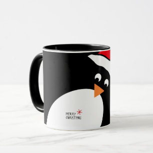 Penguin Personalised Christmas Mug