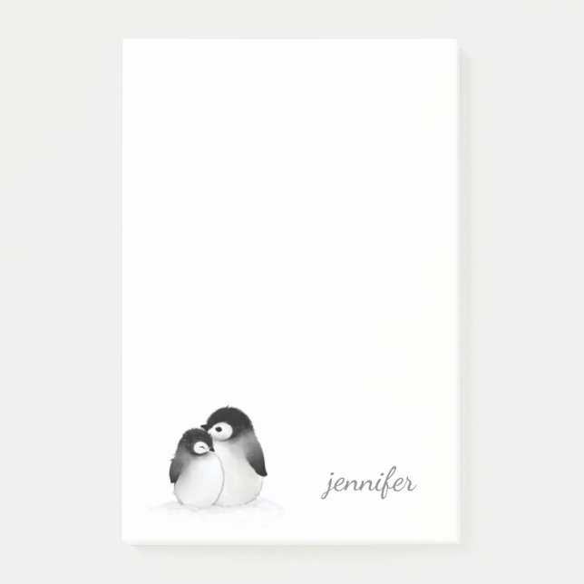 Penguin Personalize Post-it® Notes (Front)