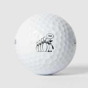 Penguin-pin Golf Balls