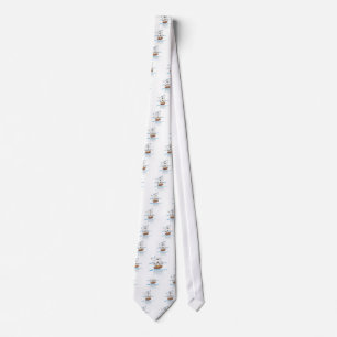 Penguin Polar Bear Snow Tie