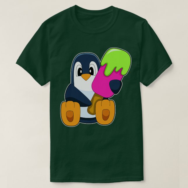 Penguin Popsicle T-Shirt (Design Front)