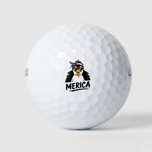 Penguin Resist Penguins Protest Against  Golf Balls (Front)