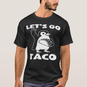 Penguin Resist Taco Shirt Funny Animal Protest