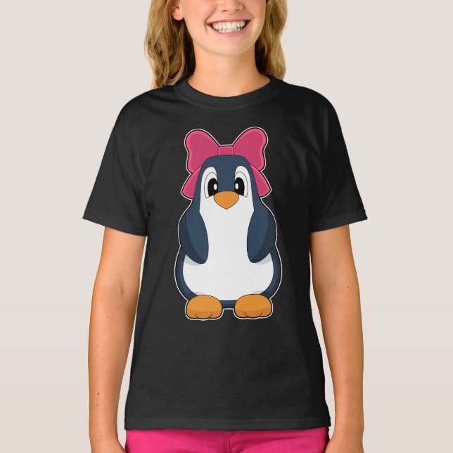 Penguin Ribbon T-Shirt (Front)