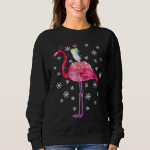 Penguin Riding Flamingo Christmas Pyjamas Tshirt