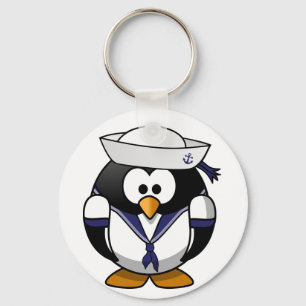Penguin Sailor Keychain