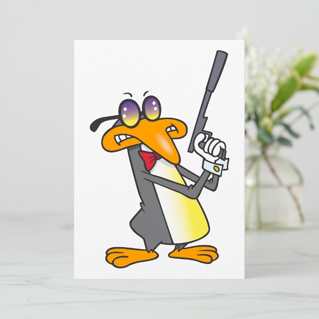 Penguin Secret Agent Invitation (Creator Uploaded)