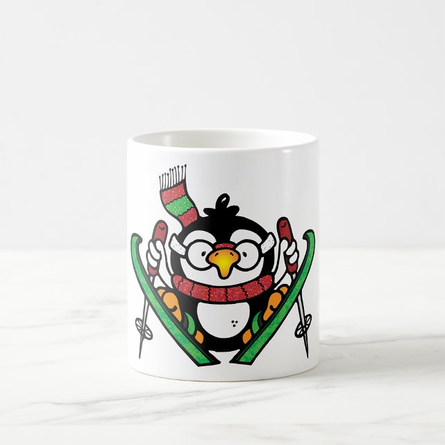 Penguin Ski Jumping Mug (Creator Uploaded)