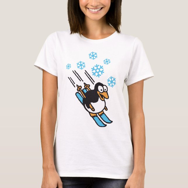 Penguin ski T-Shirt (Front)