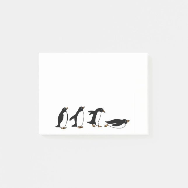Penguin Slide Post-it Notes (Front)