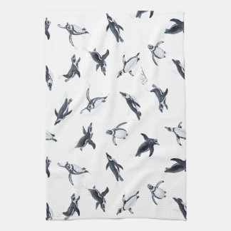 Penguin Squadron | Ocean Art Design Kitchen Towel