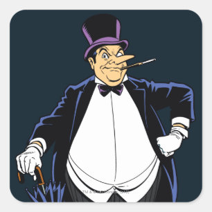 Penguin Square Sticker