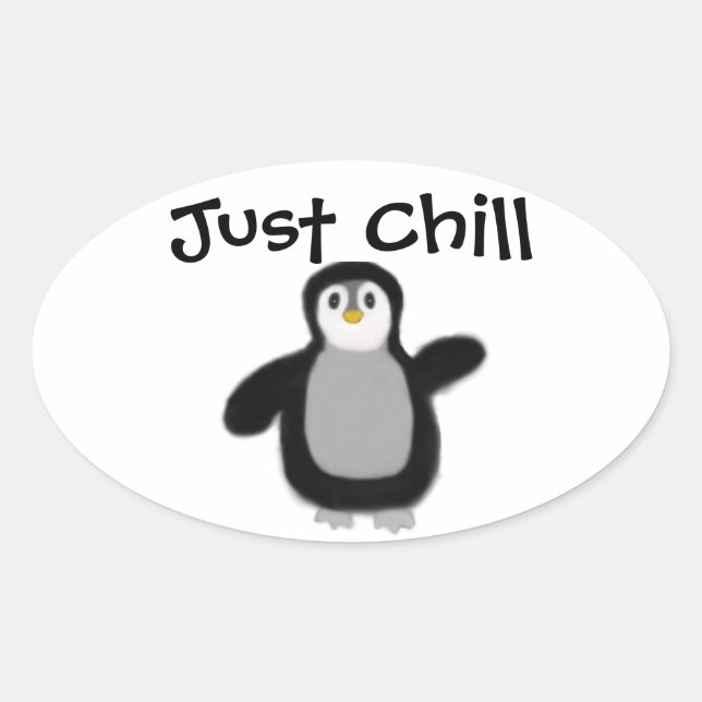 Penguin Sticker Decal (Front)