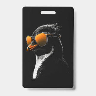 Penguin Sunglasses Badge