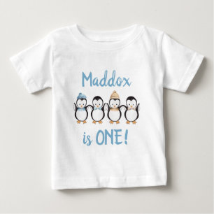 Penguin T-Shirt 1st Birthday T-Shirt Personalized