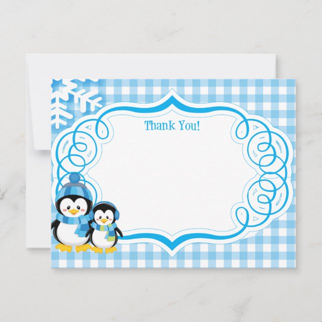 Penguin Thank You Card (Front)