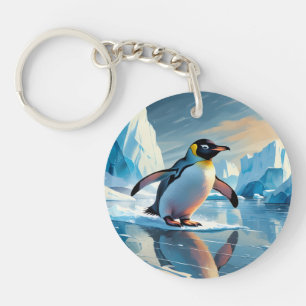 Penguin Themed Keychain