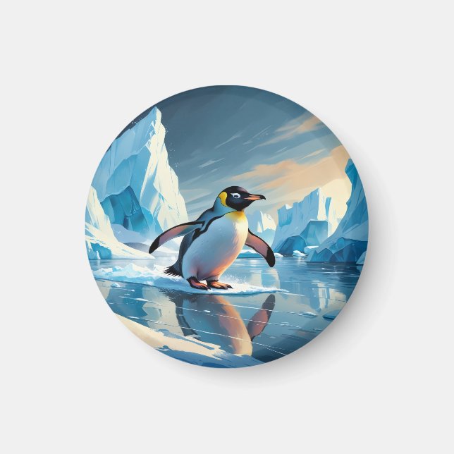 Penguin Themed Magnet (Front)