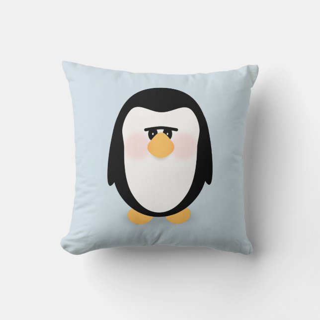 Penguin Throw Pillow (Front)