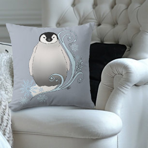 Penguin Throw Pillow
