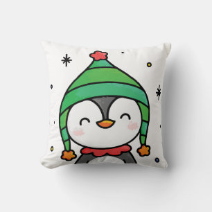 Penguin Throw Pillow