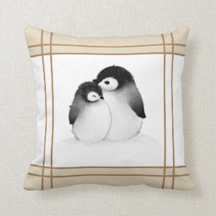 Penguin Throw Pillow