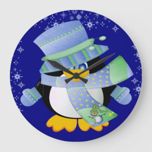 Penguin Time Wall Clock