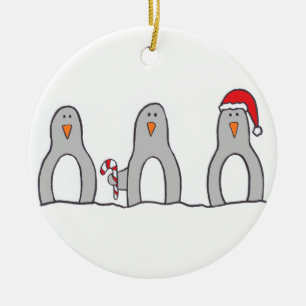 "Penguin Trio" Ornament