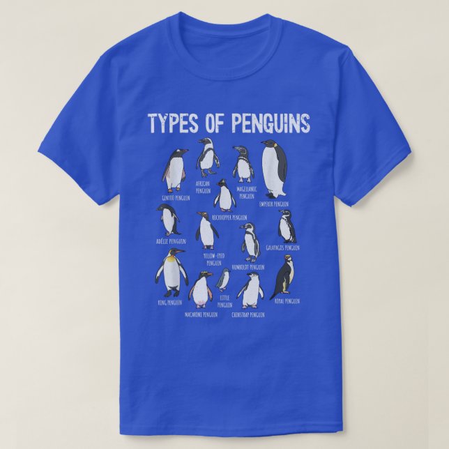 Penguin Tshirt, Penguin Lover , Penguins Of The Wo T-Shirt (Design Front)