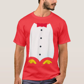 Penguin Tuxedo Costume T Shirt - Funny Halloween S