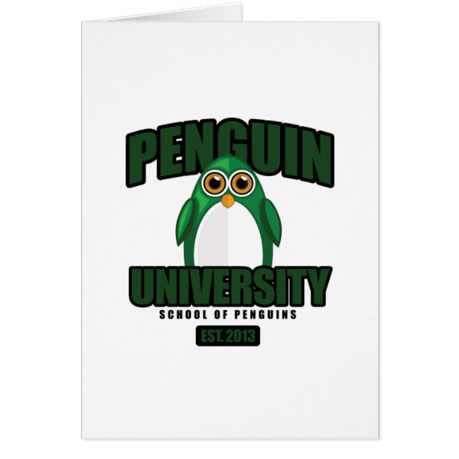Penguin University - Green (Front)