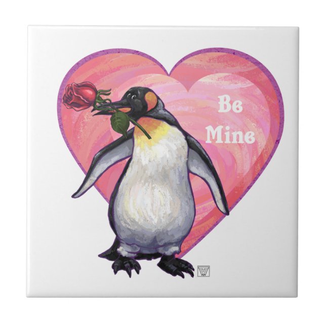 Penguin Valentine's Day Tile (Front)