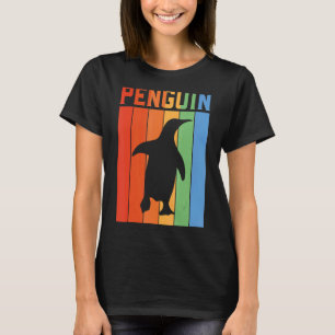 Penguin Vintage Sunset Retro Penguin T-Shirt