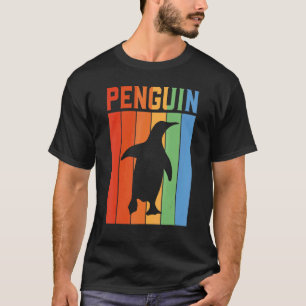 Penguin Vintage Sunset Retro Penguin T-Shirt