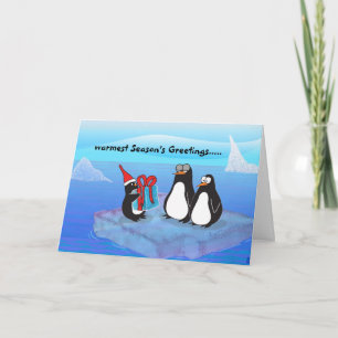 Penguin, warmest Season's Greetings..... Holiday Card