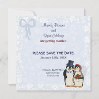 Penguin Wedding - Save the Date