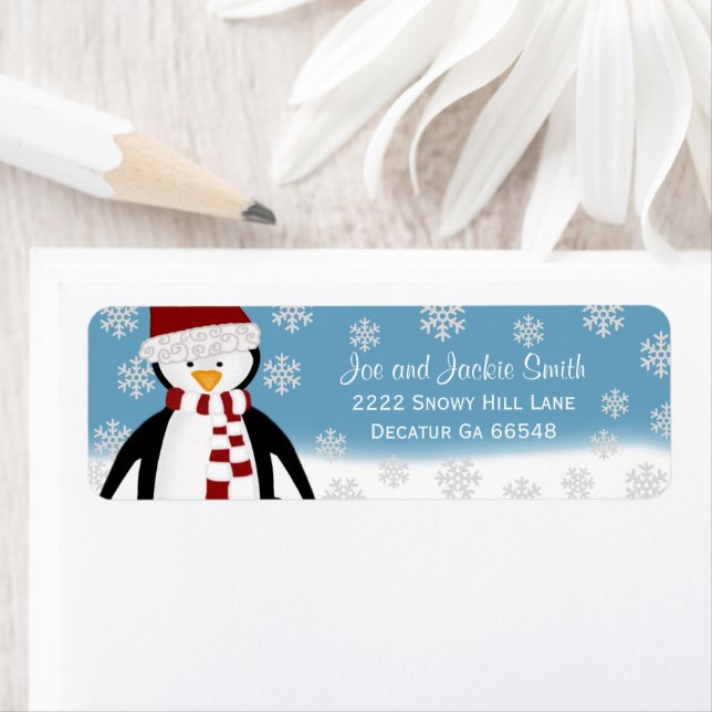 Penguin: Winter Address Labels (Insitu)