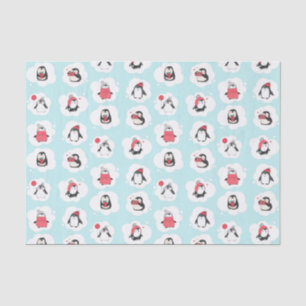 Penguin Winter Holiday Tissue Paper