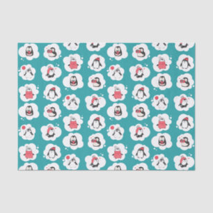 Penguin Winter Holiday Tissue Paper