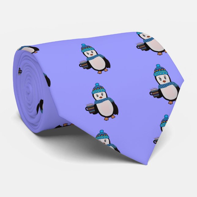 Penguin Winter Tie (Rolled)