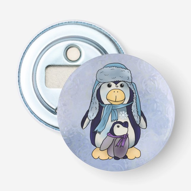 Penguin with baby bottle opener (Front)