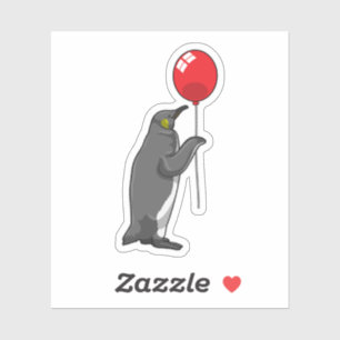 Penguin with Balloon