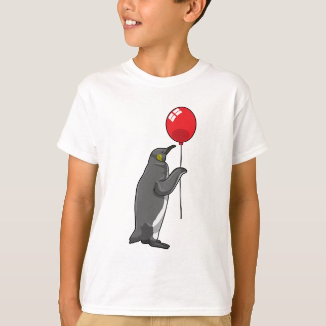 Penguin with Balloon T-Shirt (Front)