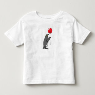 Penguin with Balloon Toddler T-shirt