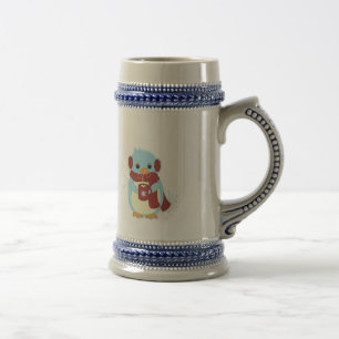 Penguin with Cocoa Beer Stein